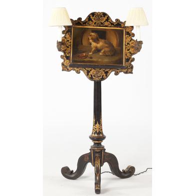 antique-lacquer-and-gilt-music-stand