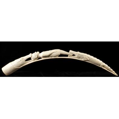 african-carved-ivory-tusk
