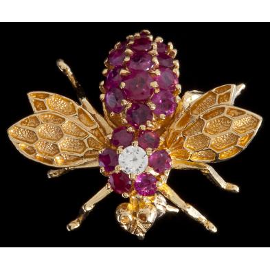 ruby-and-diamond-bee-brooch