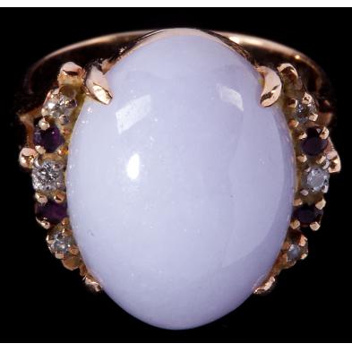 lavender-jade-garnet-and-diamond-ring