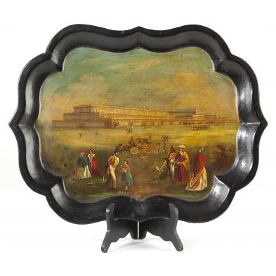 english-papier-mache-painted-tray