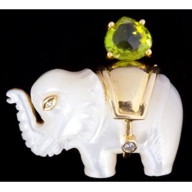 diamond-and-gem-set-elephant-pendant-brooch
