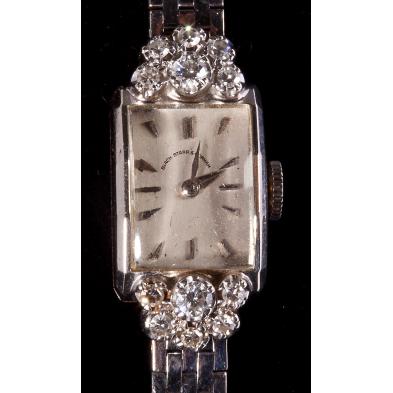 lady-s-diamond-wristwatch-black-starr-gorham