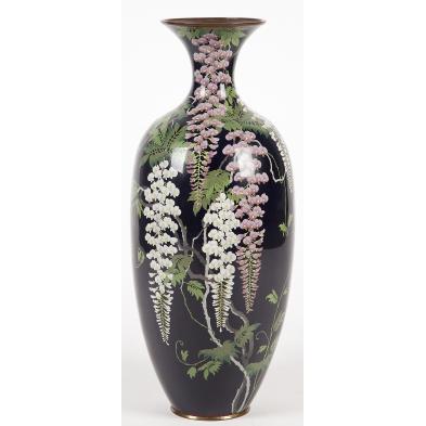 antique-japanese-cloisonne-floor-vase