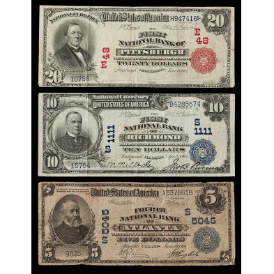 three-pieces-of-series-1902-national-currency