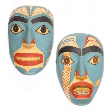 pair-of-tinglit-northwest-coast-masks