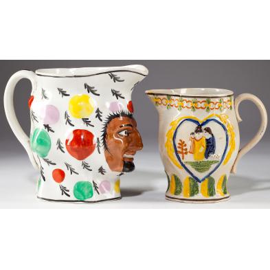 two-english-prattware-pitchers