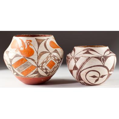 two-acoma-pueblo-pots