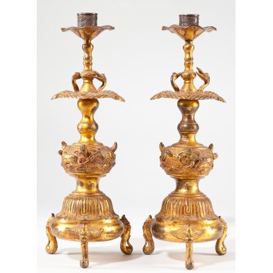 pair-of-chinese-qing-dynasty-candlesticks