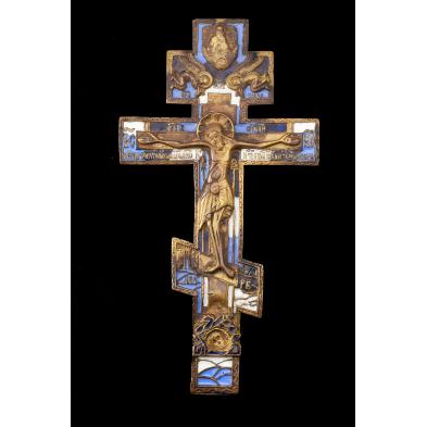 russian-orthodox-brass-and-enamel-cross