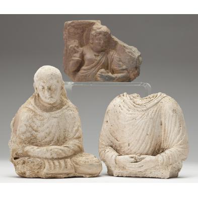 three-fragmentary-gandharan-sculptures