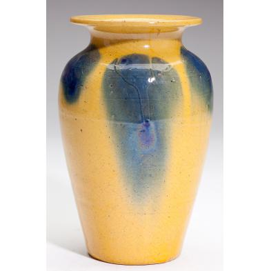 nc-pottery-c-r-auman-tapered-vase