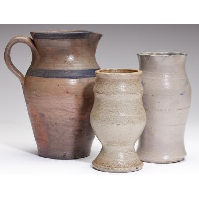 nc-pottery-three-pieces-early-stoneware