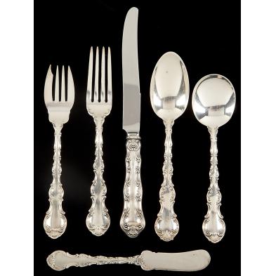 gorham-strausbourg-sterling-flatware-service