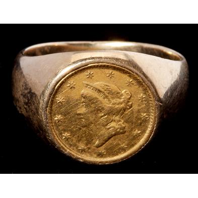 1853-type-i-liberty-gold-dollar-ring