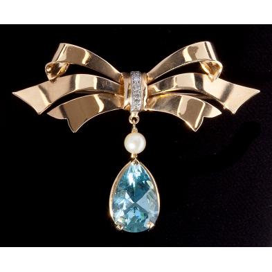 aquamarine-pearl-and-diamond-brooch