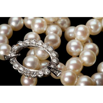 platinum-diamond-and-pearl-necklace