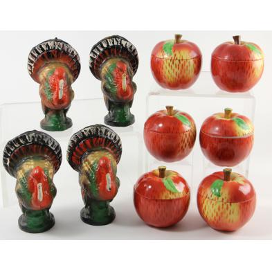 group-of-fall-table-ornaments