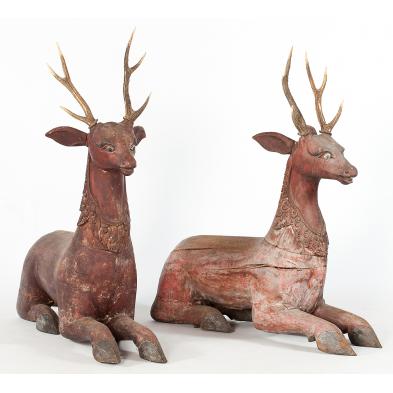 two-carved-deer-balinese