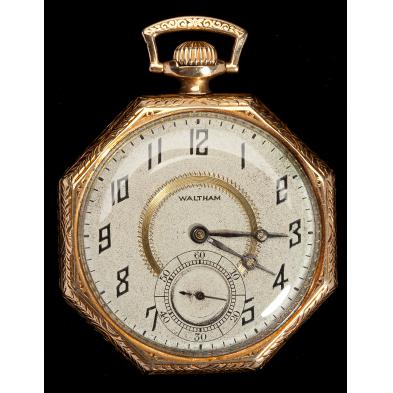 gold-pocket-watch-waltham