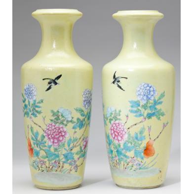 pair-of-chinese-famille-jaune-vases