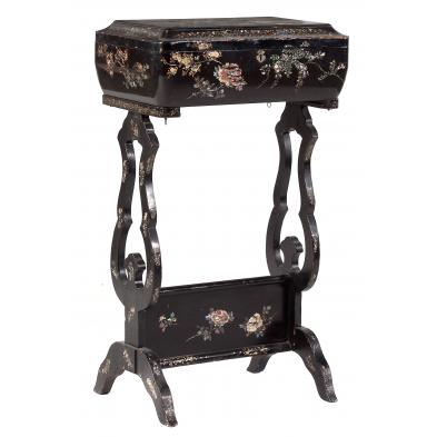 english-chinoiserie-inlaid-sewing-stand