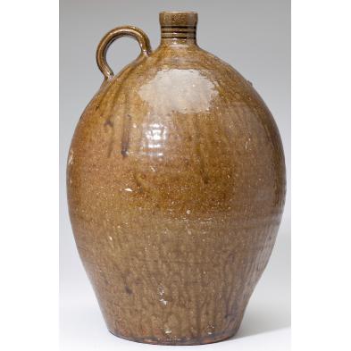 rare-issac-lefevers-three-gallon-jug-nc-pottery