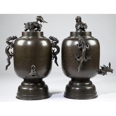 pair-of-japanese-bronze-water-urns