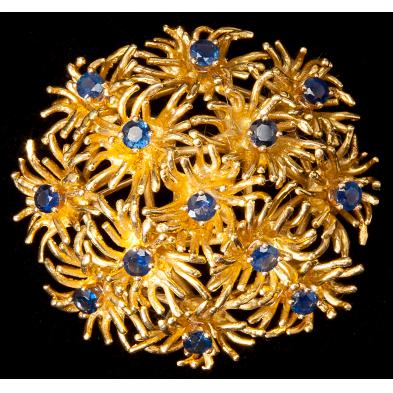 gold-and-sapphire-anemone-brooch-tiffany-co