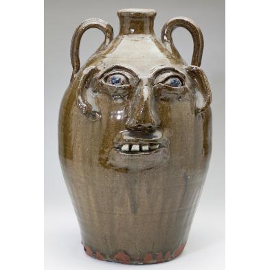 burlon-craig-face-jug-nc-pottery