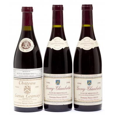 1993-corton-grancey-1996-gevrey-chambertin