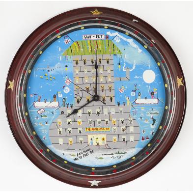 benny-carter-nc-b-1943-visionary-art-clock