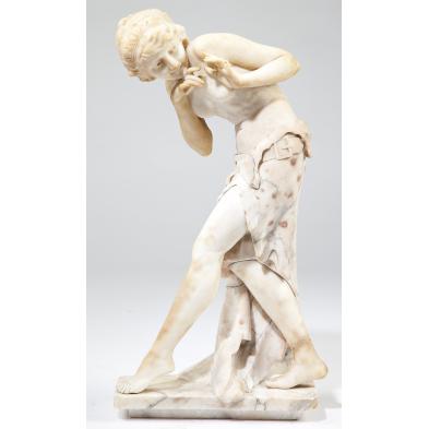 italian-alabaster-statue-of-a-blushing-maiden