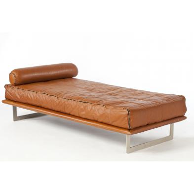 italian-modernist-chrome-and-faux-leather-daybed