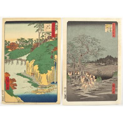 ando-hiroshige-japan-1797-1858-two-woodblocks