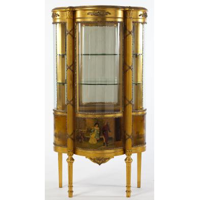 louis-xvi-style-gilded-and-painted-vitrine