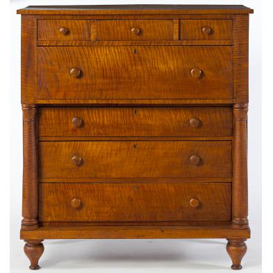 tiger-maple-classical-chest-of-drawers