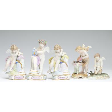 grouping-of-five-german-porcelain-cupids