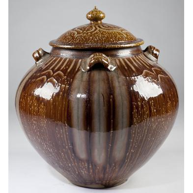 daniel-johnston-large-lidded-urn-nc-pottery