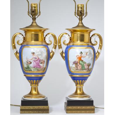 pair-of-old-paris-porcelain-urn-table-lamps