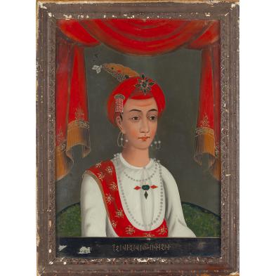 indian-reverse-glass-royal-portrait