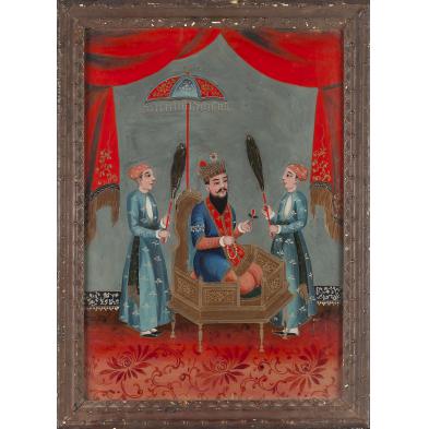 indian-reverse-glass-royal-portrait
