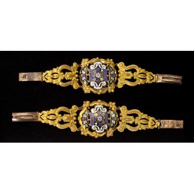 pair-of-fine-victorian-enamel-bracelets