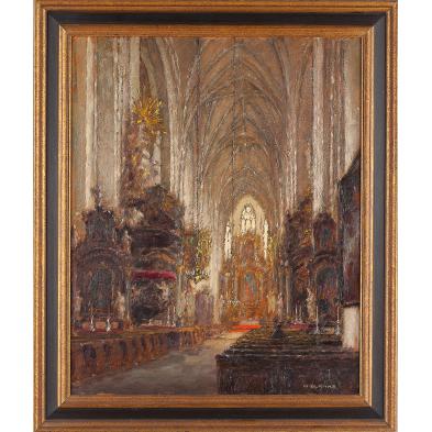 wilhelm-blanke-1873-1943-cathedral-interior
