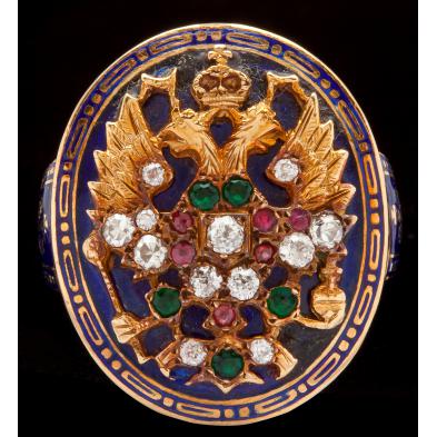 victorian-enamel-and-gem-set-ring