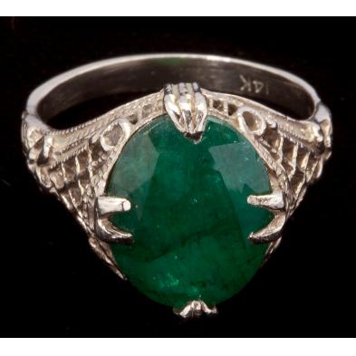 edwardian-gold-and-emerald-ring