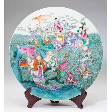 chinese-round-porcelain-plaque