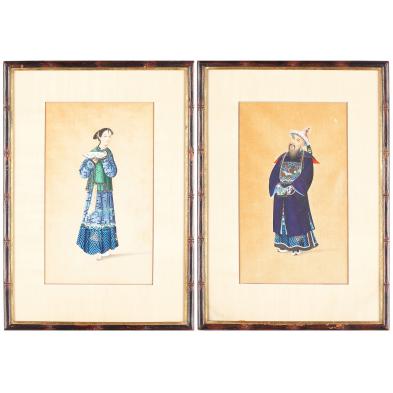 pair-of-chinese-ancestral-portraits
