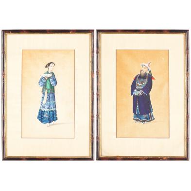 pair-of-chinese-ancestral-portraits