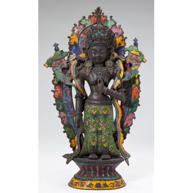 sino-tibetan-copper-and-enamel-buddha